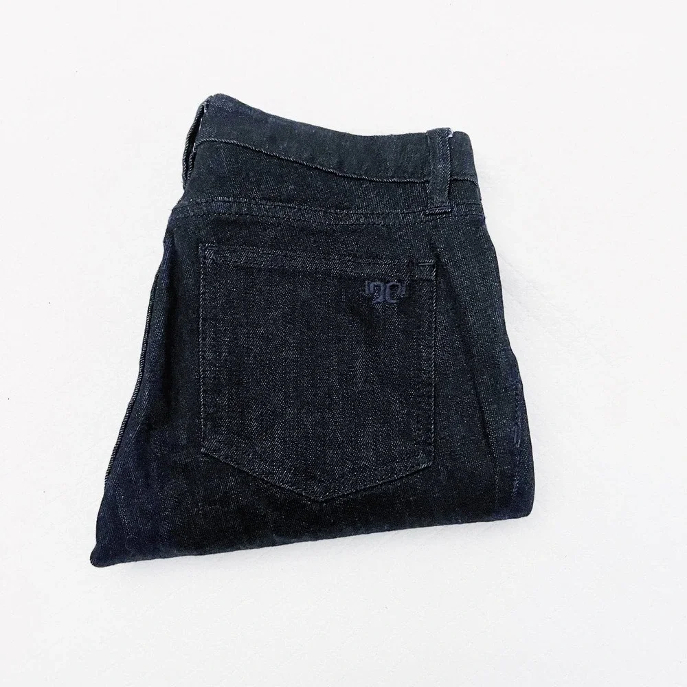 Tory Burch Cropped Skinny Jeans Dark Denim SZ25